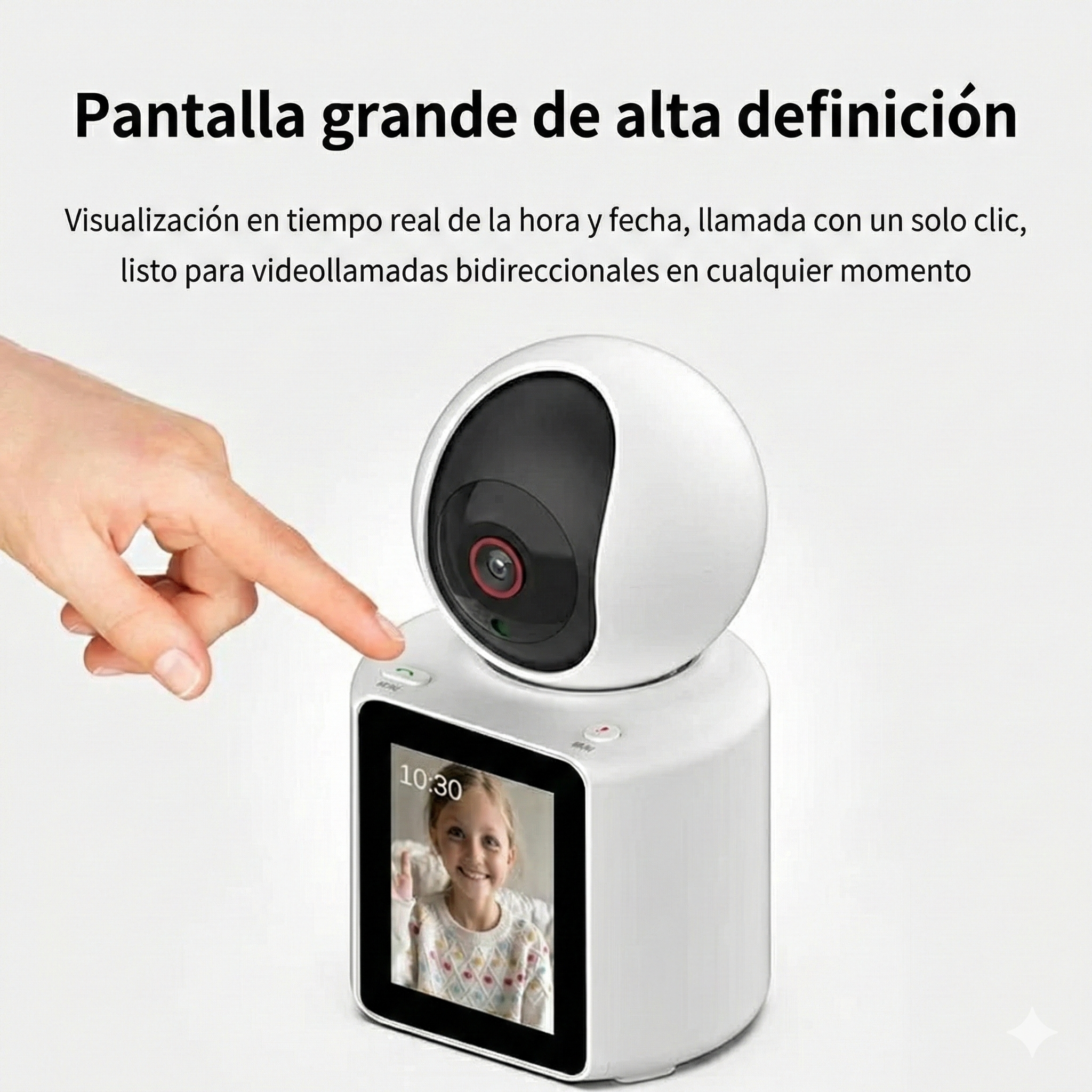 Cámara Dual HD de seguridad inalámbrica para interiores
